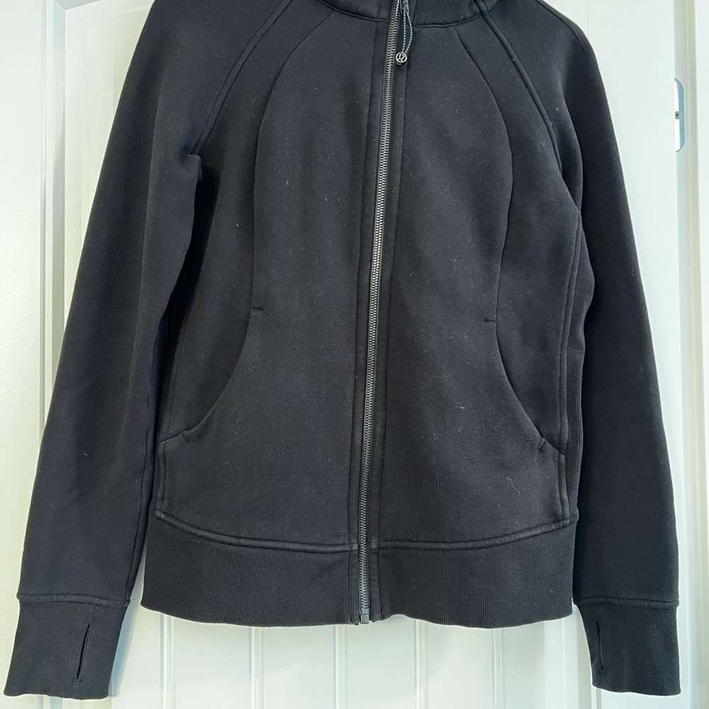 Lulu lemon Black Zip-Up hoodie